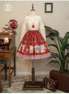 Miss Point Apple Garden Short Skirt(Reservation/Full Payment Without Shipping)